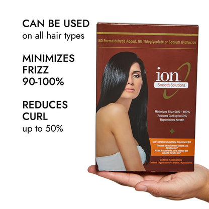Ion Keratin Smoothing Treatment Kit ~ New In Box