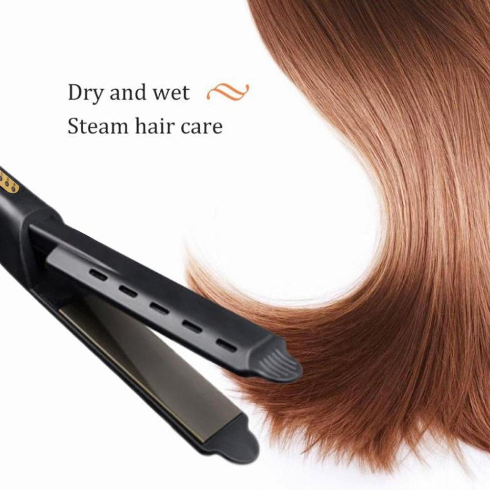 Steam Hair Straightener Four-gear Fast Warm-up Adjustment Ceramic Tourmaline Ionic Flat Iron Hair Straight
